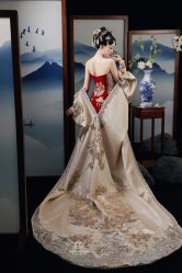 -桃子造型婚纱礼服(凤起广场店)