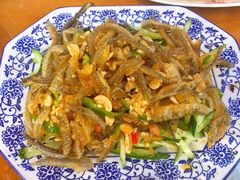 姜葱凉拌鱼皮-禄源公·老莞诚饭店