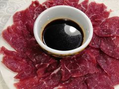 鲜牛刺身-鑫来顺大铜锅涮羊肉(中山门旗舰店)