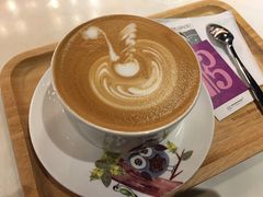 拿铁-sugarman espresso素饮糖人高新咖啡工厂