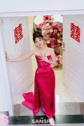 -桃子造型婚纱礼服(凤起广场店)