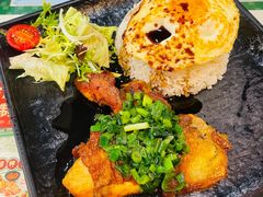 葱油鸡扒煎蛋饭-阿飛冰室(下沙店)