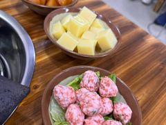 贡菜肉丸-笔记安顺夺夺粉火锅