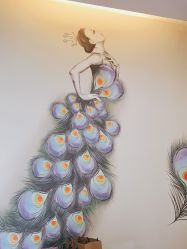 -孔雀手美甲美睫护理