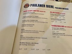 菜单-Restaurant Paulaner am Dom