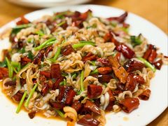 辣炒扇贝边-禄源饭店