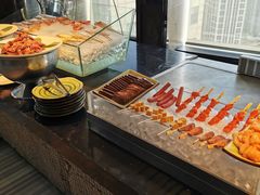 自助取餐区-唐拉雅秀酒店-西锦汇空中BBQ·思创餐厅