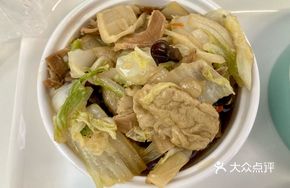Cabbage with Wheat Gluten and Pork Slices