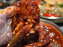-草家酱蟹炭火烤肉店(珲春南路一店)