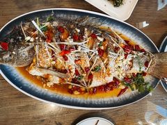 崂山水库鱼-崂山水果园农家宴(泉水鸡店)