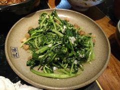 油渣鸡毛菜-兰溪小馆(东直门簋街店)