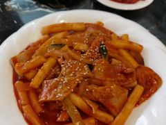 鱼饼炒年糕-桃园中华料理炸酱面(燕儿岛路店)
