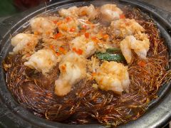 蒜蓉粉丝蒸虾-绿茶餐厅(崇文门新世界店)