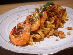 南洋大虾龙利鱼宽面-HELLO 27 意面·沙拉·帕尼尼