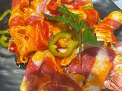 双椒牛肉-韩味园果木炭烤鲜肉(陵东街店)