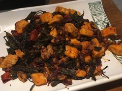 普洱茶炒包浆豆腐-云海肴·汽锅鸡·云南菜(苏州中心店)