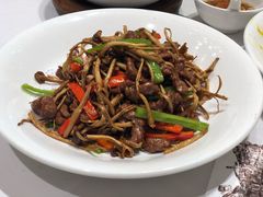 干锅茶树菇牛柳-新吉士·上海菜(浦东LCM置汇旭辉店)