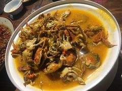 蒜蓉河蟹-水煮三国·川鲁江湖菜(香山店)