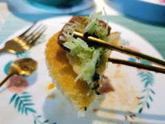 法式香煎鹅肝(客)-蜜桃花开·中西融合菜E&W(南长街店)