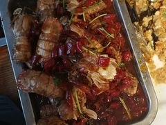 辣炒虾爬子-喝丢一只鞋海鲜烧烤·海肠捞饭(市场店)