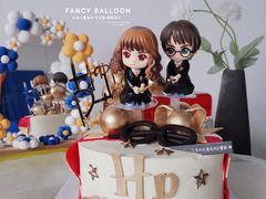 -卡比儿童蛋糕·心意定制·低脂零卡糖动物奶油FancyBALLOON(滨海店)
