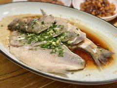葱油鲈鱼-新白鹿餐厅(龙游路总店·杭帮菜名店)