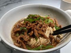 青椒肉丝盖浇面-花园茶楼(兴城西路店)