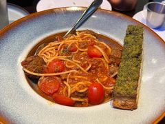 烩牛肉丸蘑菇意大利面-bluefrog蓝蛙(皇庭广场店)