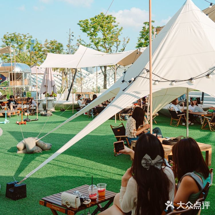 深圳海边露营咖啡🌉•摩天轮下吹浪漫海风🌊