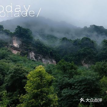 选了个平常的日子和家人一起来王婆岩凉快凉快