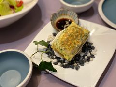 蛋香小葱煎生蚝-梧桐北京烤鸭·铜锅涮肉(海岸城店)