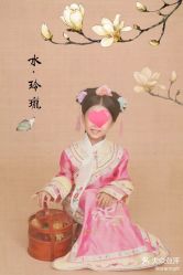 -后宫·古装汉服京剧儿童亲子全家福摄影