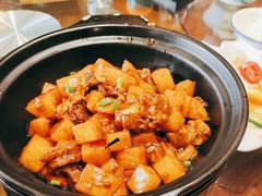 -东来菜馆•手抓海鲜家常菜•海鲜锅贴(鸽子窝店)