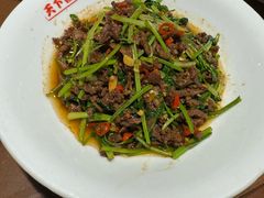 香菜炒牛肉丝-天下客饭店(中山路店)