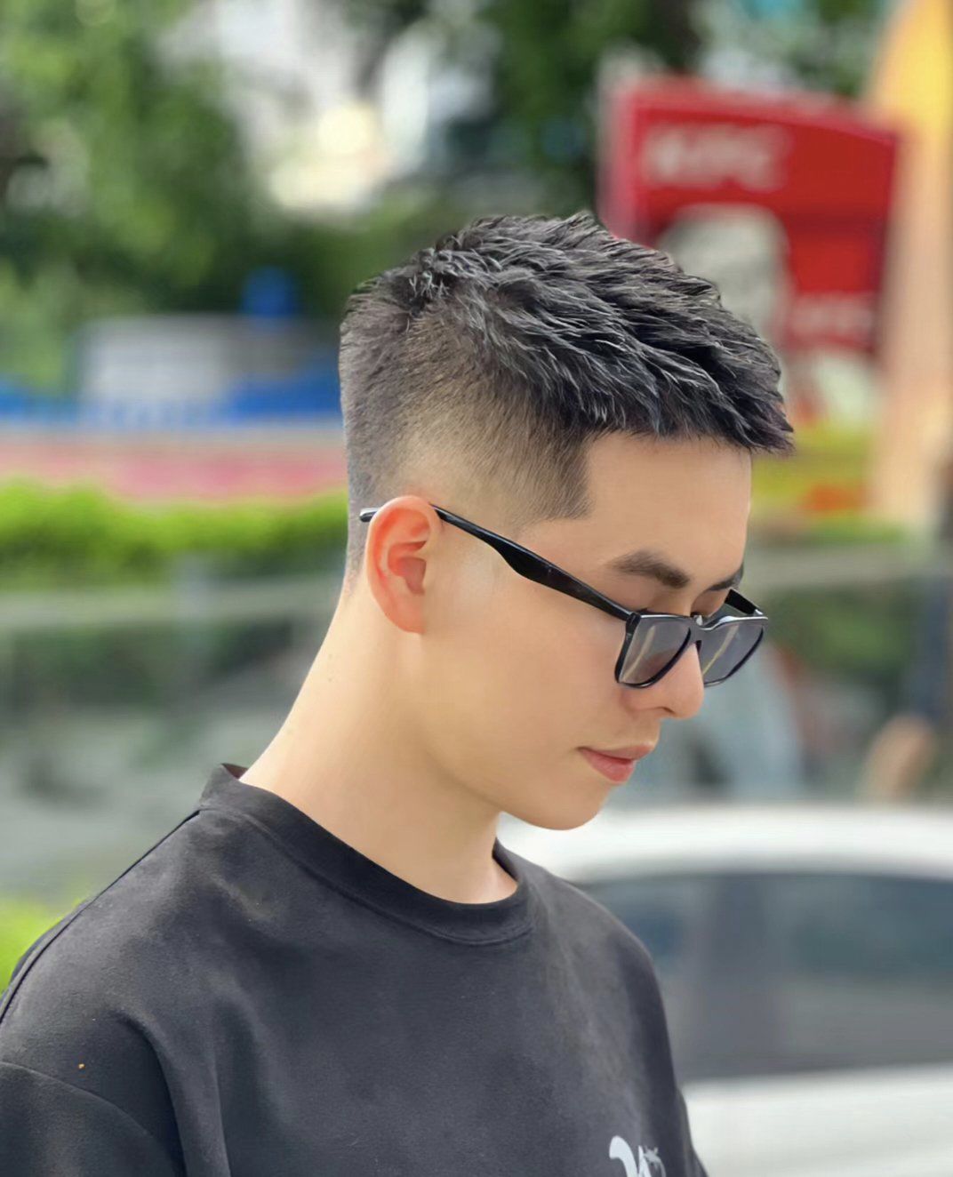 飞机头 #男生发型设计