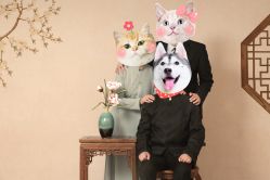 -时光纪亲子全家福照相馆(静安店母女写真父母纪念照)