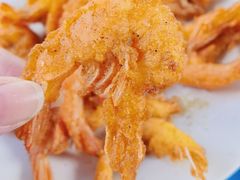 炸虾-夏军农家乐