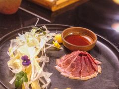 三年金钱火腿配大理手撕乳扇-泓0871臻选云南菜·味庄