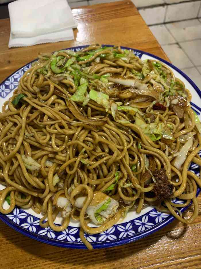 大千炒面拉面-"中午下了班以后一路狂奔飞奔自行车04骑过.