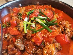 -贵州辣子鸡番茄鸡