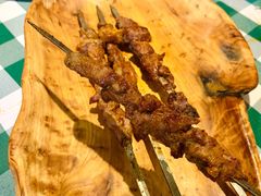 铁签串红柳串牛心管-新疆巴州金丝特餐厅(大钟寺店)