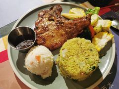 战斧猪排藜麦饭-遇见西木美式餐厅(体育路店)