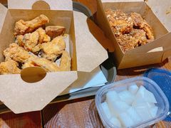 炸鸡翅一半一半-富乐满韩国正宗炸鸡韩国料理(虹泉路店)