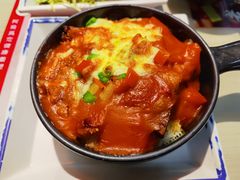 金牌芝士焗鲜茄猪扒饭-阿飛冰室(下沙店)