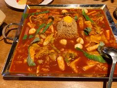 鱼饼火山炒年糕-包装马车·韩国料理·포장마차