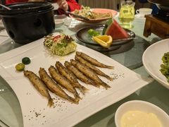 黑椒煎多春鱼-安蒂娅.悦景轩中餐厅(西乡店)