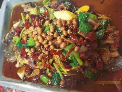 香辣味的黔鱼-滋味烤鱼(祥和里店)