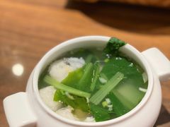 鲜嫩黄花鱼丸汤-将相和·海鲜蒸饺大连菜