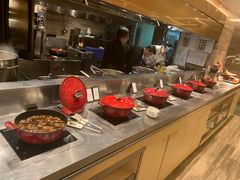 自助取餐区-北京王府井希尔顿酒店·万斯阁西餐厅