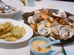 海鲜疙瘩汤-巧克力渔家.小船海鲜胶东菜(万平口店)